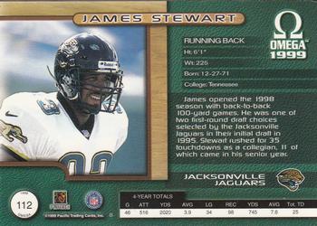1999 Pacific Omega #112 James Stewart Back