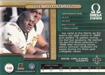 1999 Pacific Omega #149 Joe Johnson Back