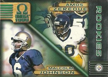 1999 Pacific Omega #192 Malcolm Johnson / Amos Zereoue Front