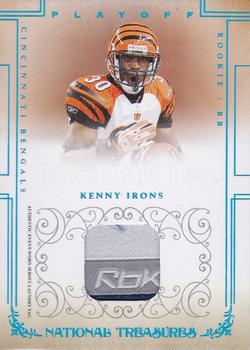 2007 Playoff National Treasures - Rookie Laundry Tags #120 Kenny Irons Front