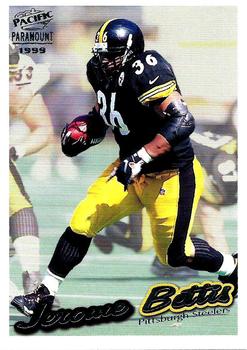 1999 Pacific Paramount #185 Jerome Bettis Front