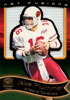 1999 Pacific Paramount - End Zone Net-Fusions #1 Jake Plummer Front