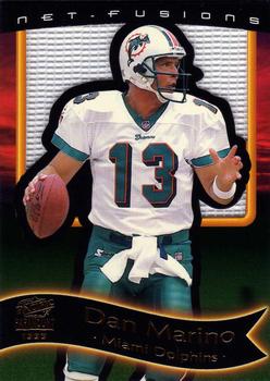 1999 Pacific Paramount - End Zone Net-Fusions #13 Dan Marino Front