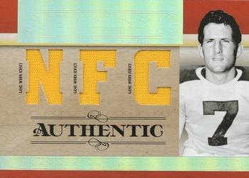 2007 Playoff National Treasures - Timeline Material AFC/NFC #T-BW Bob Waterfield Front