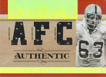 2007 Playoff National Treasures - Timeline Material AFC/NFC #T-GU Gene Upshaw Front