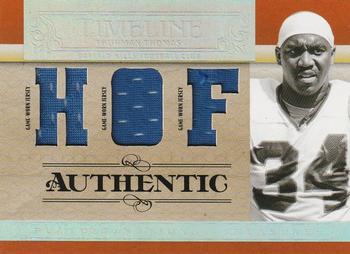2007 Playoff National Treasures - Timeline Material HOF #T-TT Thurman Thomas Front