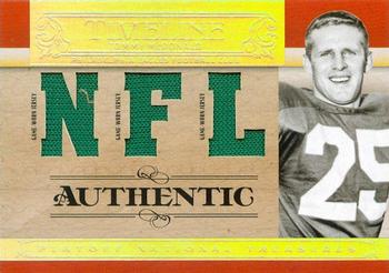 2007 Playoff National Treasures - Timeline Material NFL #T-TM Tommy McDonald Front