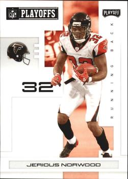 2007 Playoff NFL Playoffs - Black #6 Jerious Norwood Front