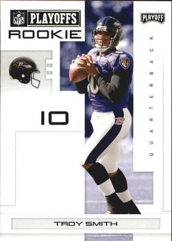 2007 Playoff NFL Playoffs - Black #133 Troy Smith Front
