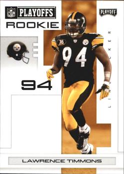 2007 Playoff NFL Playoffs - Black #141 Lawrence Timmons Front