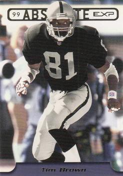 1999 Playoff Absolute EXP #153 Tim Brown Front