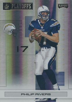 2007 Playoff NFL Playoffs - Black Holofoil #82 Philip Rivers Front