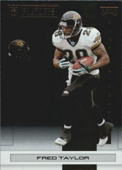 2007 Playoff NFL Playoffs - Black Metalized #46 Fred Taylor Front