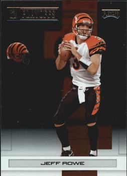 2007 Playoff NFL Playoffs - Black Metalized #149 Jeff Rowe Front