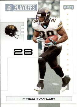 2007 Playoff NFL Playoffs - Gold #46 Fred Taylor Front