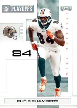 2007 Playoff NFL Playoffs - Gold #52 Chris Chambers Front