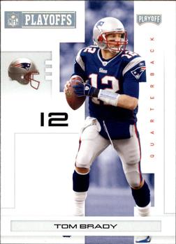 2007 Playoff NFL Playoffs - Gold #56 Tom Brady Front
