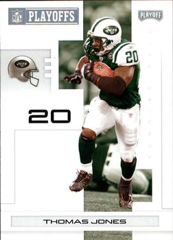 2007 Playoff NFL Playoffs - Gold #70 Thomas Jones Front
