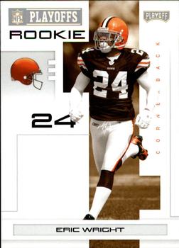 2007 Playoff NFL Playoffs - Gold #167 Eric Wright Front