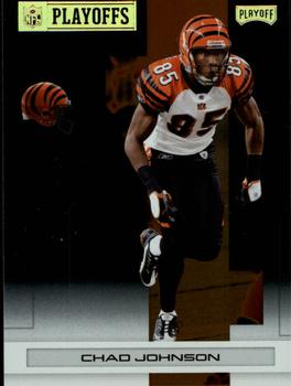 2007 Playoff NFL Playoffs - Gold Metalized #19 Chad Johnson Front