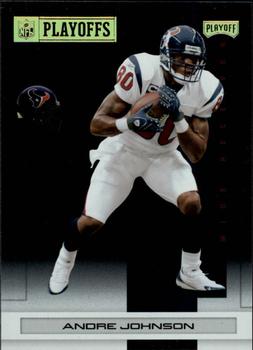 2007 Playoff NFL Playoffs - Gold Metalized #39 Andre Johnson Front