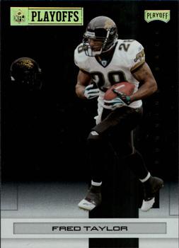 2007 Playoff NFL Playoffs - Gold Metalized #46 Fred Taylor Front