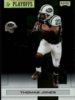 2007 Playoff NFL Playoffs - Gold Metalized #70 Thomas Jones Front