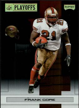 2007 Playoff NFL Playoffs - Gold Metalized #86 Frank Gore Front