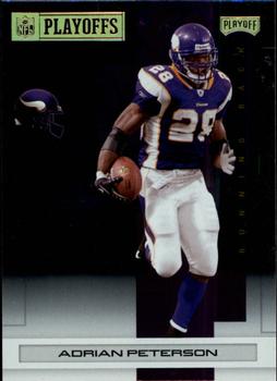 2007 Playoff NFL Playoffs - Gold Metalized #101 Adrian Peterson Front