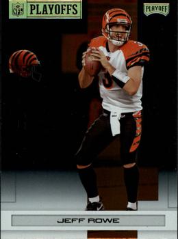 2007 Playoff NFL Playoffs - Gold Metalized #149 Jeff Rowe Front