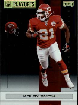 2007 Playoff NFL Playoffs - Gold Metalized #178 Kolby Smith Front