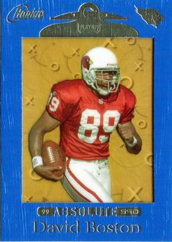 1999 Playoff Absolute SSD #168 David Boston Front