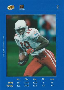 1999 Playoff Absolute SSD #2 Frank Sanders Back
