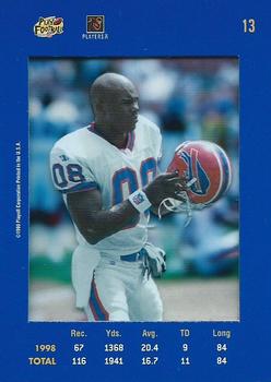 1999 Playoff Absolute SSD #13 Eric Moulds Back