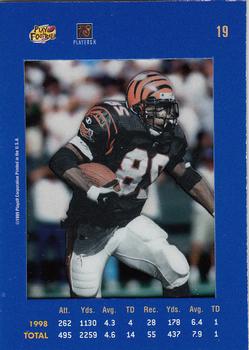 1999 Playoff Absolute SSD #19 Corey Dillon Back
