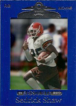 1999 Playoff Absolute SSD #22 Sedrick Shaw Front