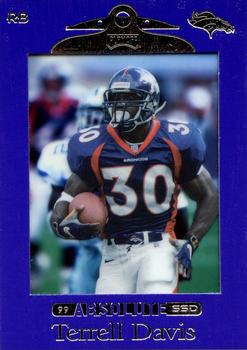1999 Playoff Absolute SSD #33 Terrell Davis Front