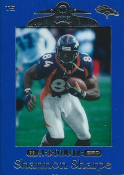 1999 Playoff Absolute SSD #34 Shannon Sharpe Front