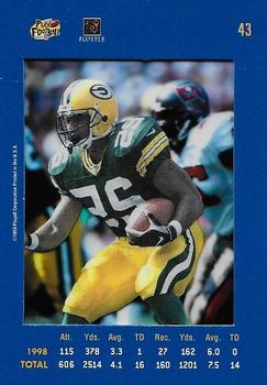 1999 Playoff Absolute SSD #43 Dorsey Levens Back