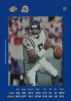 1999 Playoff Absolute SSD #61 Randall Cunningham Back