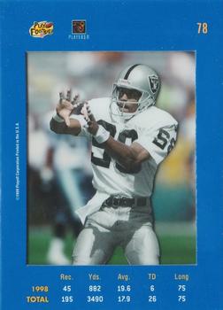 1999 Playoff Absolute SSD #78 James Jett Back
