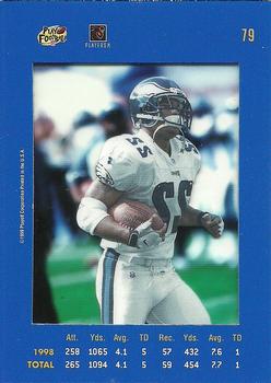 1999 Playoff Absolute SSD #79 Duce Staley Back