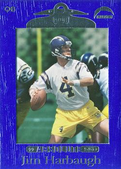 1999 Playoff Absolute SSD #84 Jim Harbaugh Front