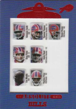 1999 Playoff Absolute SSD #133 Doug Flutie / Andre Reed / Thurman Thomas / Eric Moulds / Antowain Smith / Peerless Price / Shawn Bryson Front