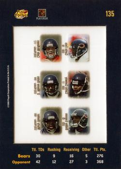 1999 Playoff Absolute SSD #135 Curtis Conway / Marty Booker / Bobby Engram / Curtis Enis / Cade McNown / D'Wayne Bates Back