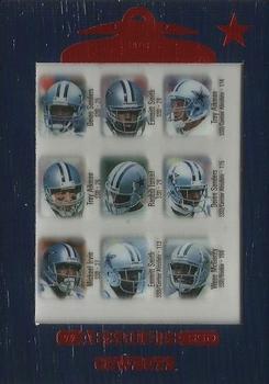 1999 Playoff Absolute SSD #138 Troy Aikman / Michael Irvin / Raghib Ismail / Deion Sanders / Emmitt Smith / Wane McGarity Front
