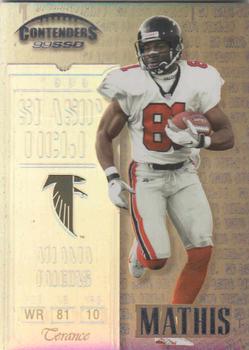1999 Playoff Contenders SSD #55 Terance Mathis Front