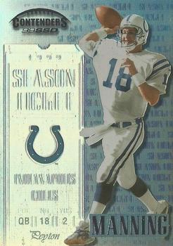 1999 Playoff Contenders SSD #104 Peyton Manning Front