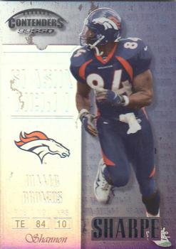 1999 Playoff Contenders SSD #117 Shannon Sharpe Front