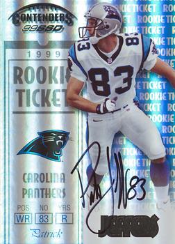 1999 Playoff Contenders SSD #172b Patrick Jeffers Front